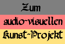 eingang zum audiovisuellen kunstprojekt