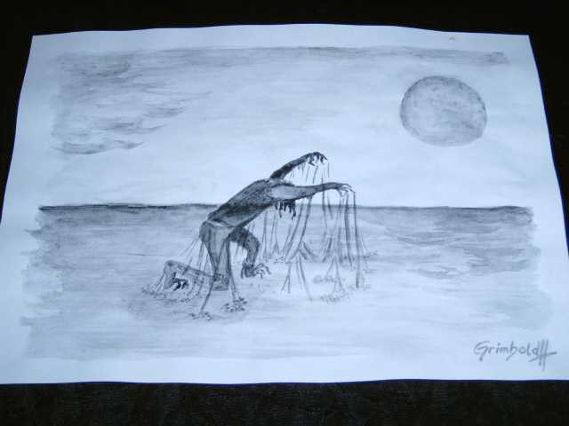 schleimige-anbetung-aquarell schleimige-anbetung-aquarell