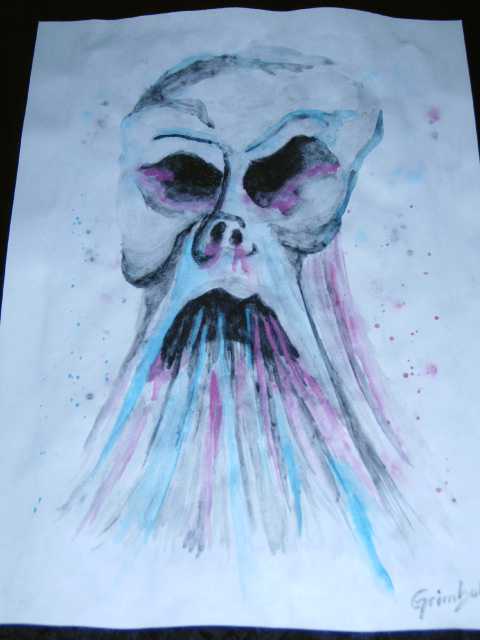 zerrfratze02-aquarell zerrfratze02-aquarell